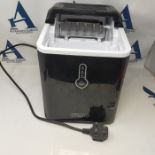 RRP £109.00 KUMIO Ice Makers Machine Countertop, 12kg/24h, 9 Thick Bullet Ice Ready in 6-9 Mins, P