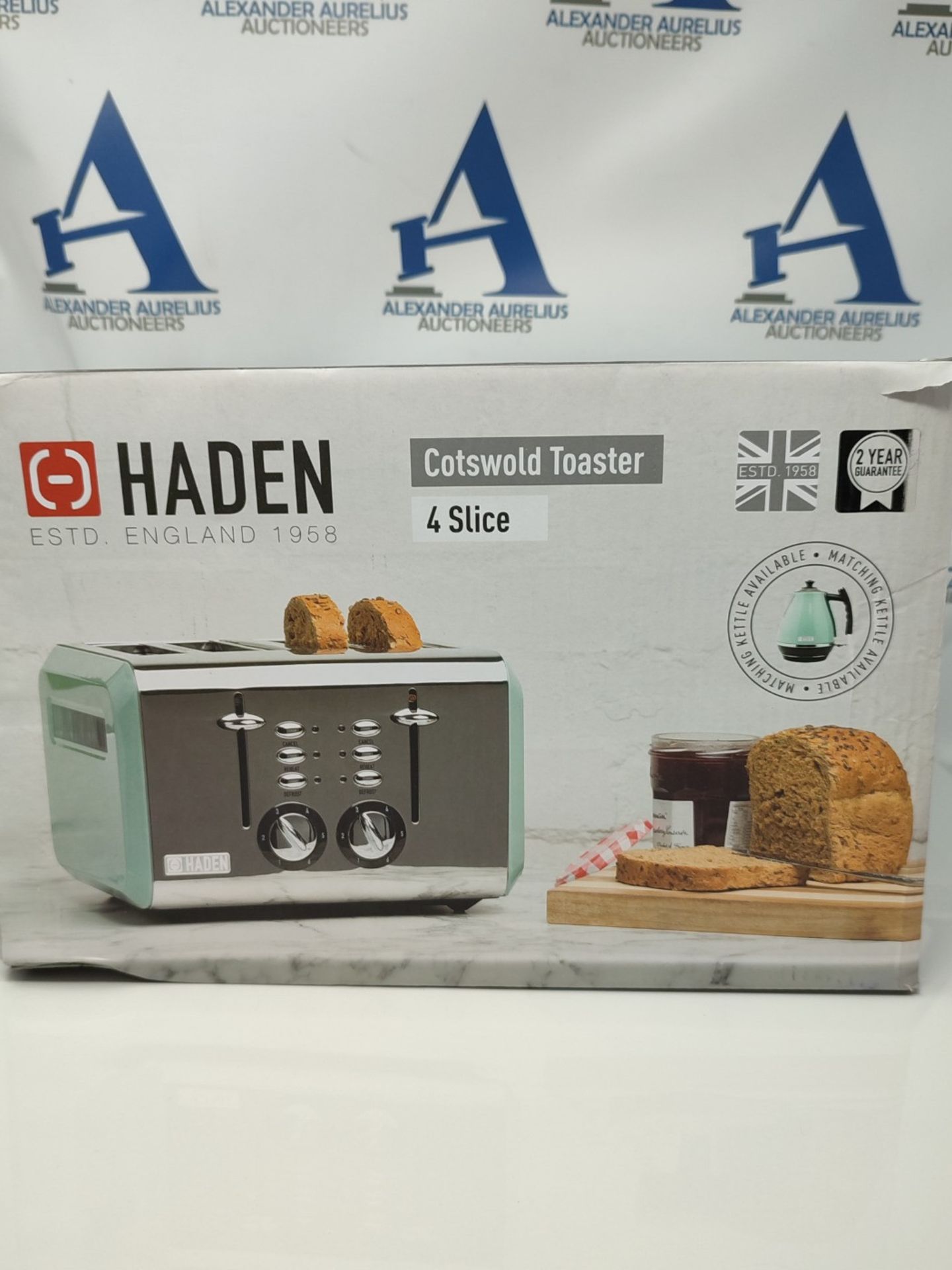 Haden Cotsworld Range (4 Slice Toaster, Sage) - Image 2 of 3