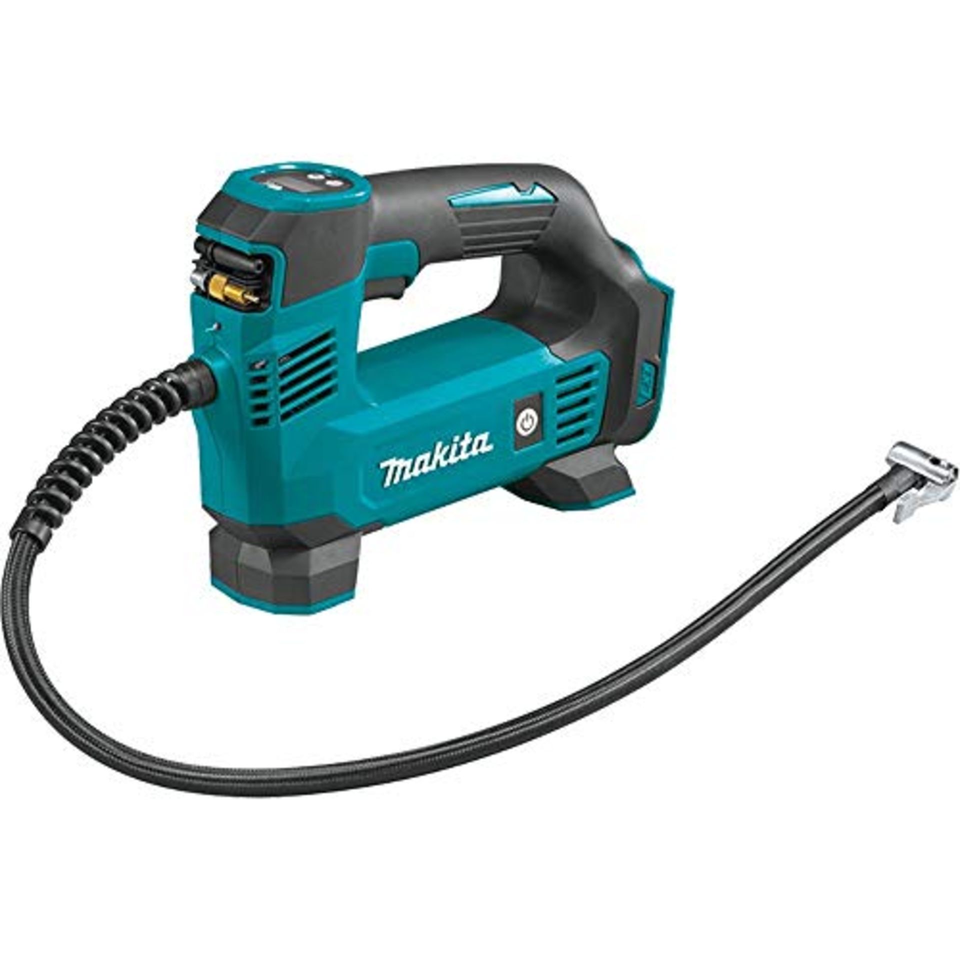 RRP £57.00 Makita DMP180Z 18V Li-ion LXT Inflator - Batteries and Charger Not Included, Blue/Silv