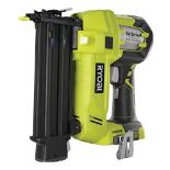 RRP £169.00 Ryobi R18N18G-0 ONE+ 18G AirStrike Nailer, 18V (Body Only), Hyper Green,25.4 cm*30.8 c