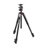 RRP £465.00 Manfrotto 055 Aluminum 3-Section Tripod Kit with Horizontal Column and Ball Head