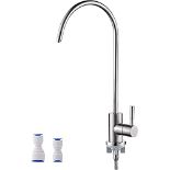 Ibergrif M22301A Drinking Water Filter Kitchen Tap,304 Stainless Steel Modern Single L