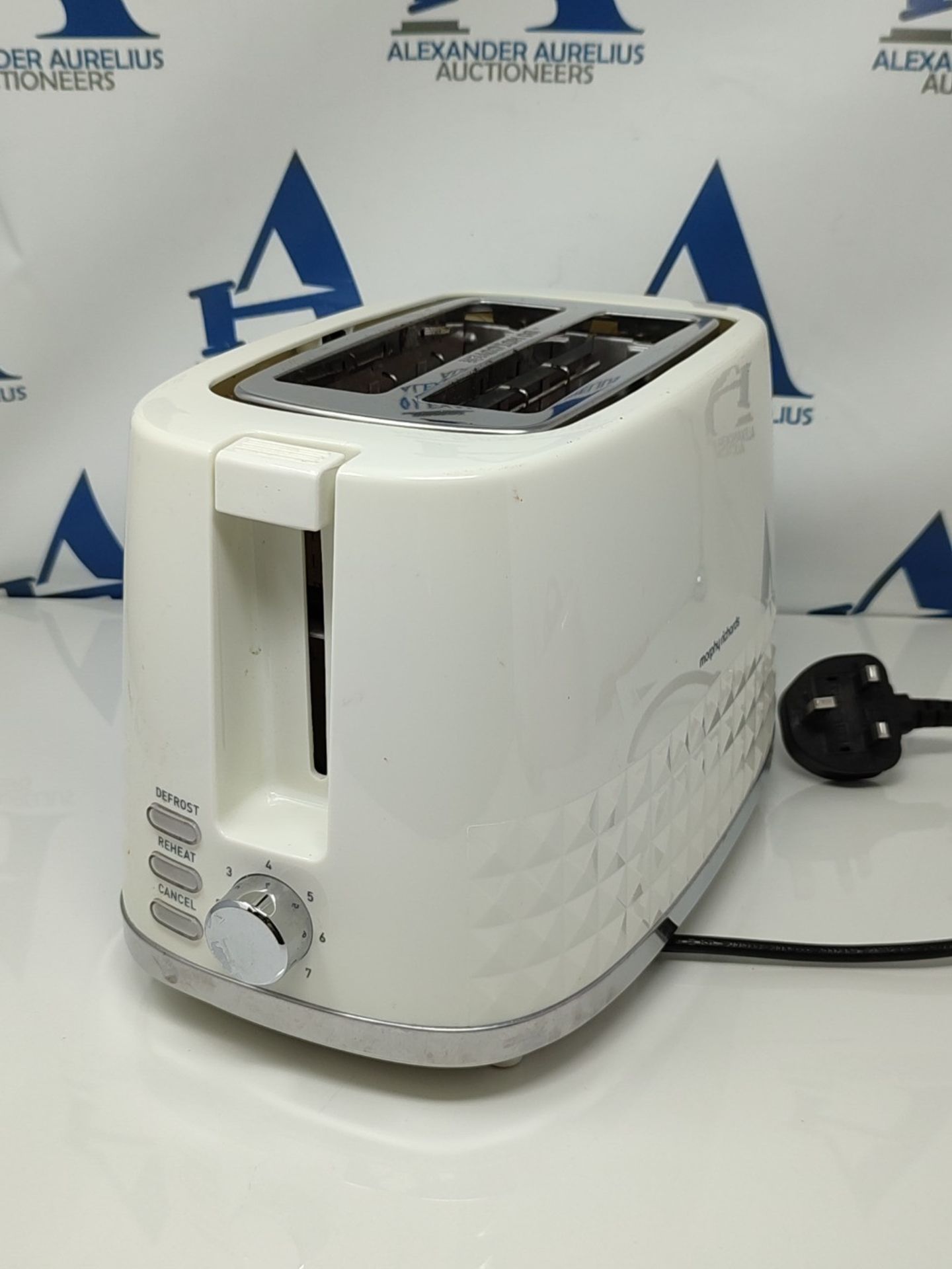 Morphy Richards Dimensions 2 Slice Toaster 220022 Two Slice Toaster Cream toaster - Image 2 of 3