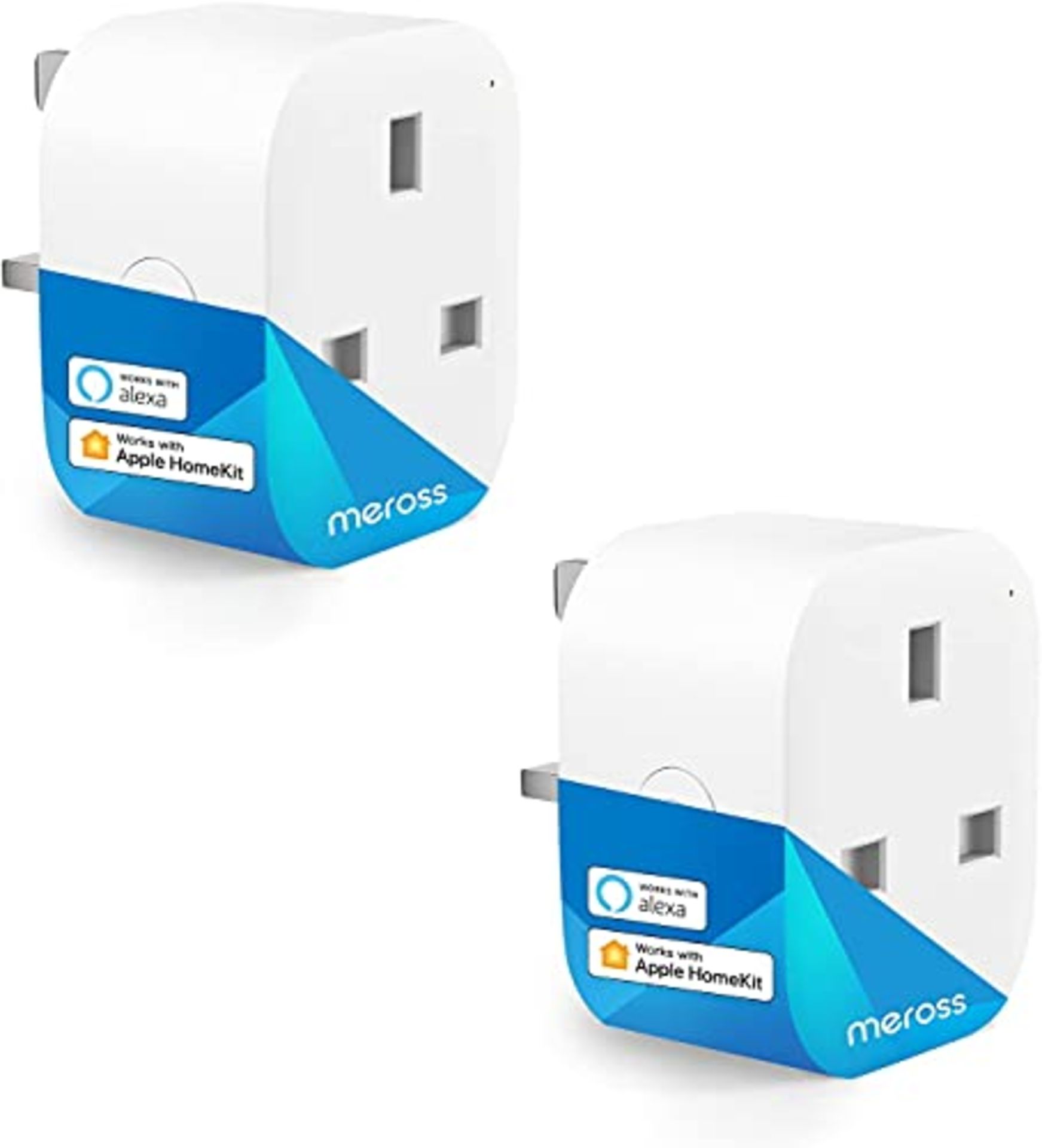 Mini meross MSS110 Smart Plug - WiFi Plugs Compatible with HomeKit, Alexa, Google Home