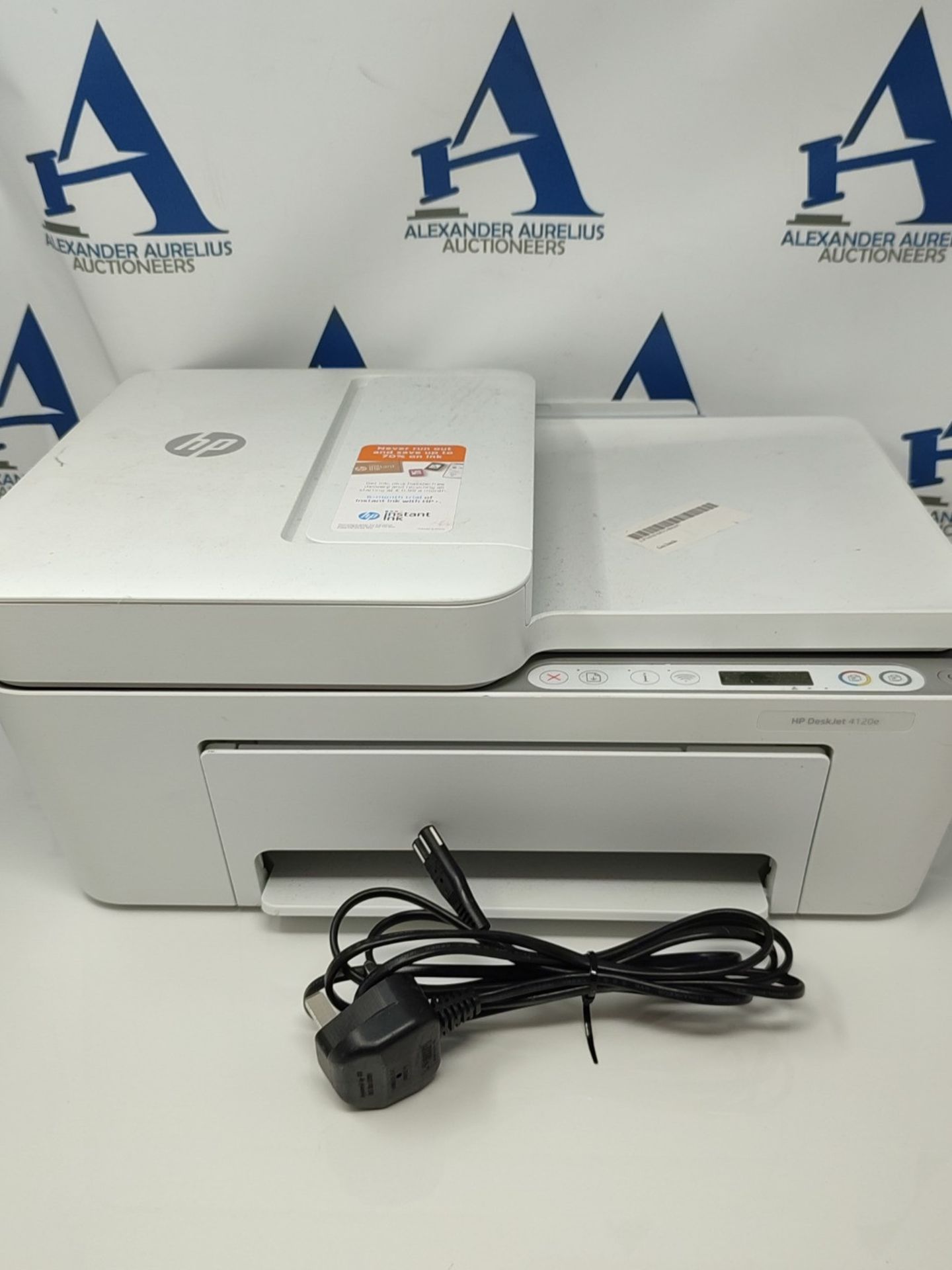 RRP £77.00 HP DeskJet Plus 4120 All-in-One Printer with Wireless Printing, Instant Ink with 3 Mon - Image 2 of 3