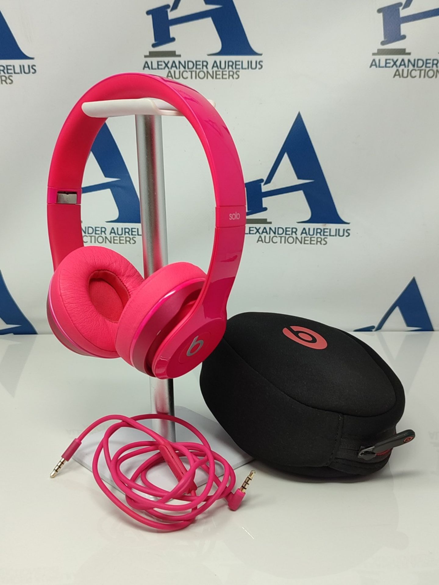 RRP £190.00 Beats Solo2 On-Ear Headphones - Pink - Image 2 of 3