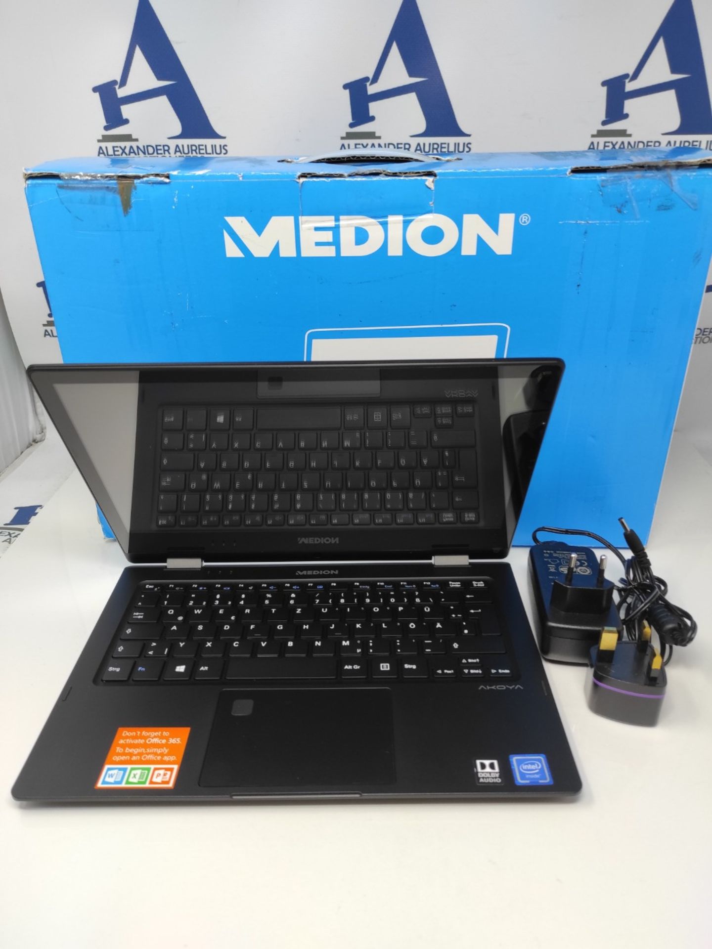 RRP £350.00 Medion E2293 Convertible Notebook (Intel Celeron N4100 64GB Hard Drive, 4GB RAM, Intel - Image 3 of 3