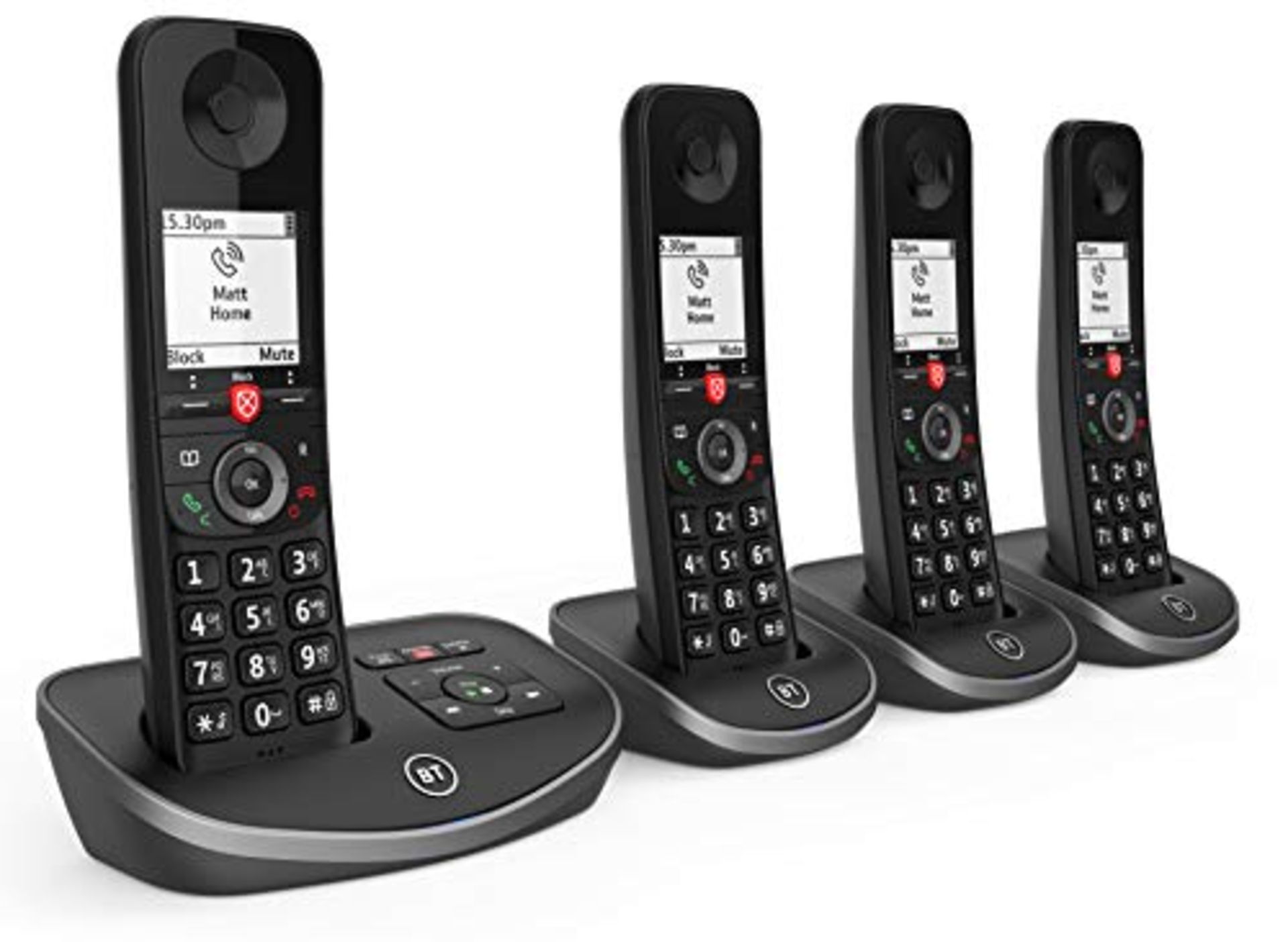 RRP £108.00 BT Advanced Cordless Landline House Phone with 100 Percent Nuisance Call Blocker, Digi