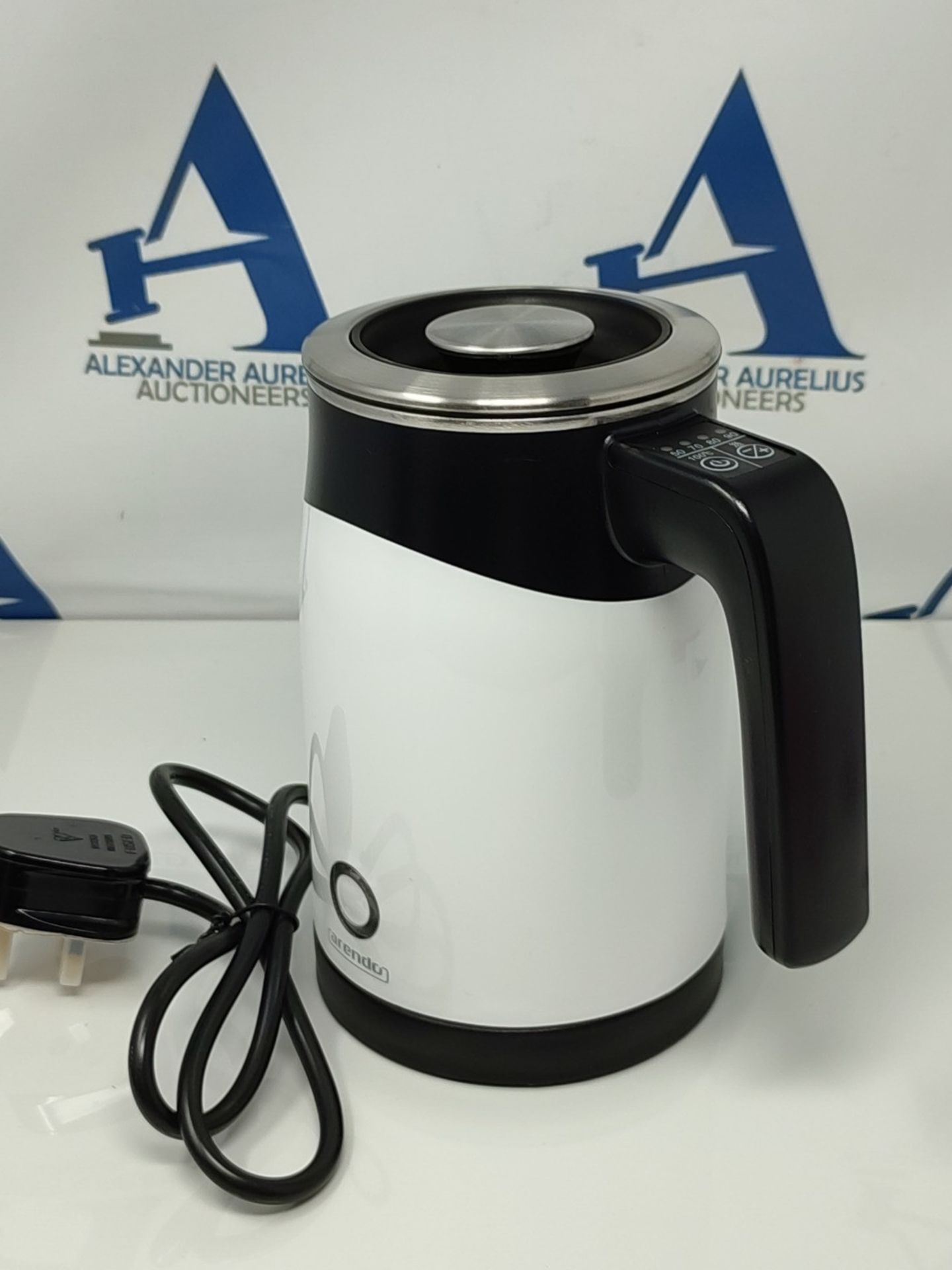 Arendo - Electric Kettle 0.5 Litre Cordless - Stainless Steel Water Boiler with 5 Temp - Image 3 of 3