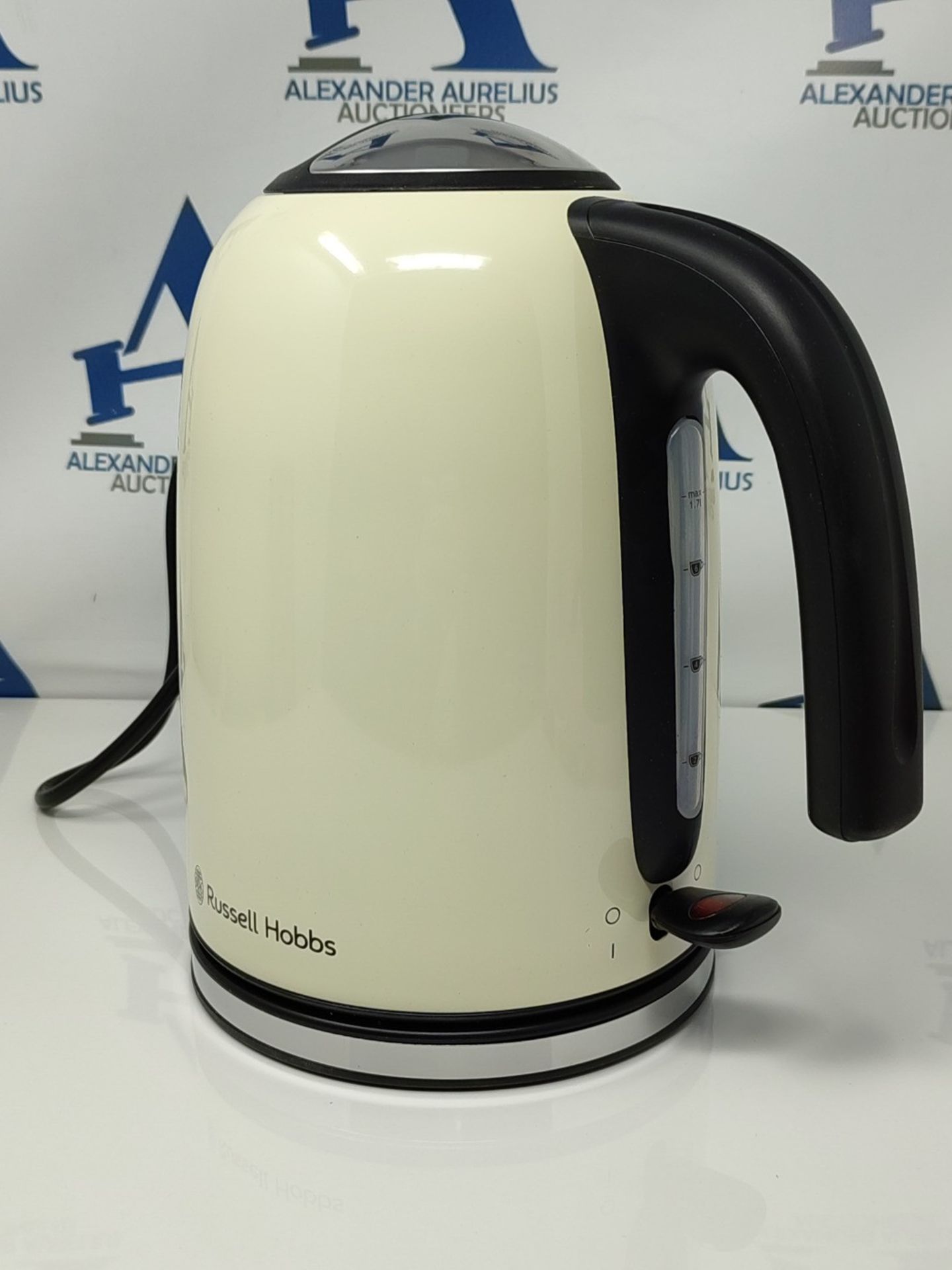 Russell Hobbs 20415 Stainless Steel Electric Kettle, 1.7 Litre, Cream - Image 2 of 3