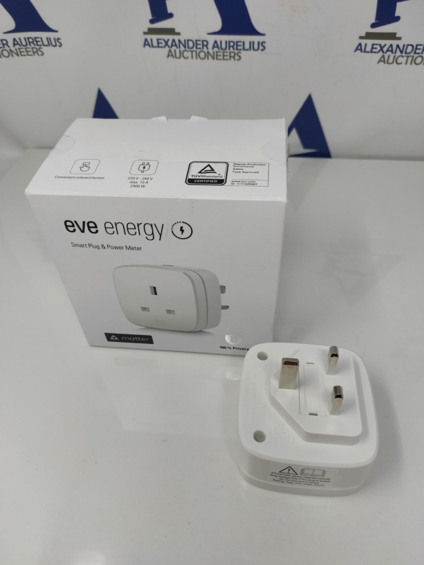 Eve Energy (Matter) UK - Smart Plug, Control & Automate Lights / Appliances, Secure & - Image 2 of 2