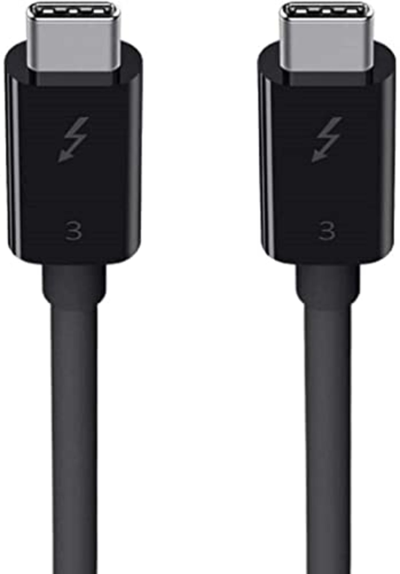 Belkin Thunderbolt 3 USB-C to USB-C Cable, Thunderbolt Certified, 40 Gbps, 5 K, 100 W,