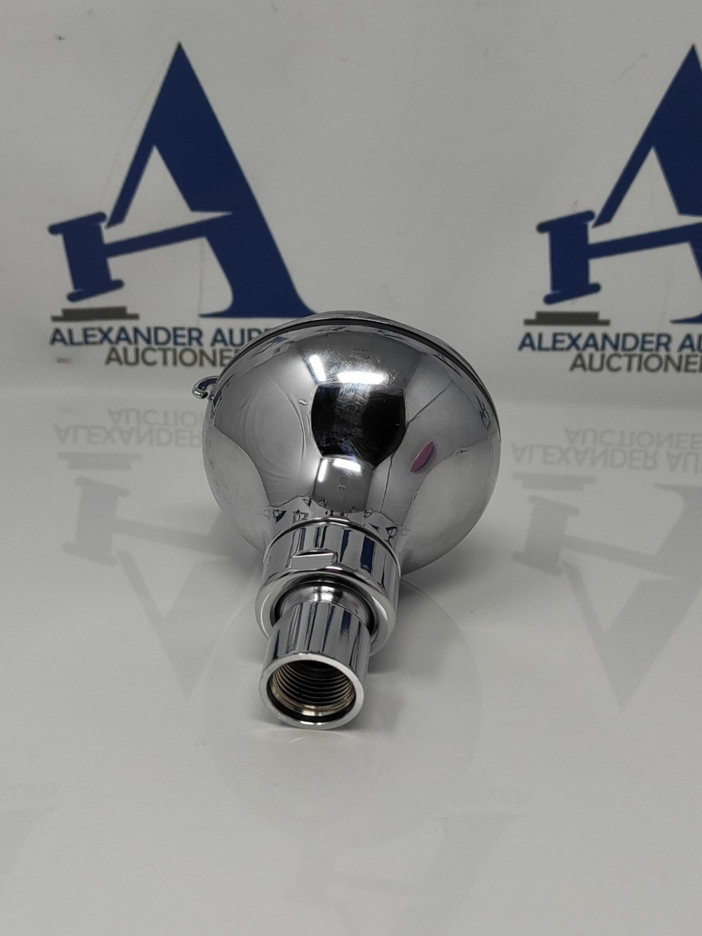 RRP £50.00 Aqualisa cl139 Hydramax Fixed Shower Head ,Black,(125mm x 95mm x 95mm ) - Image 3 of 3