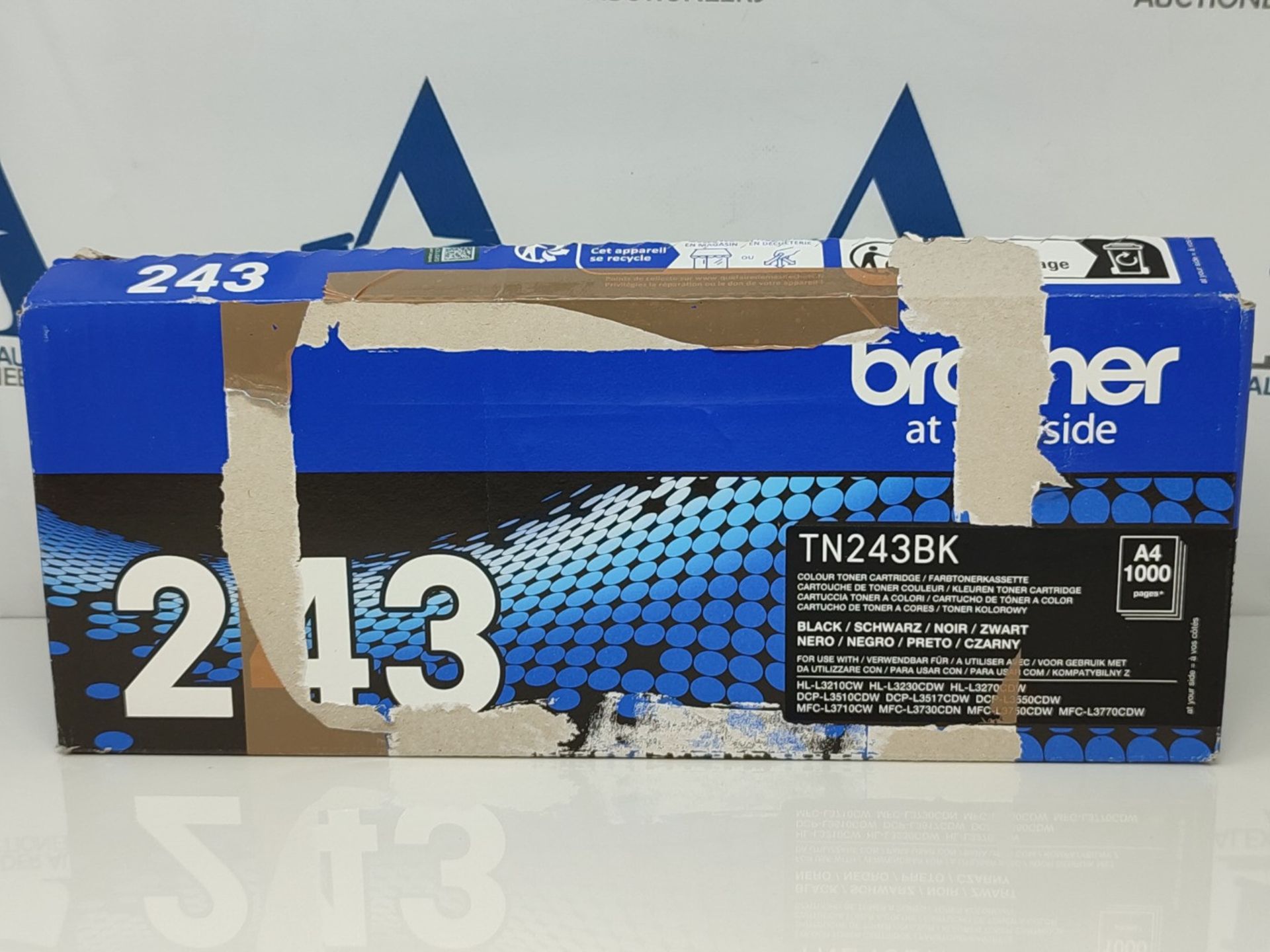 Brother TN-243BK Toner Cartridge, Black, Single Pack, Standard Yield, Includes 1 x Ton - Image 3 of 3