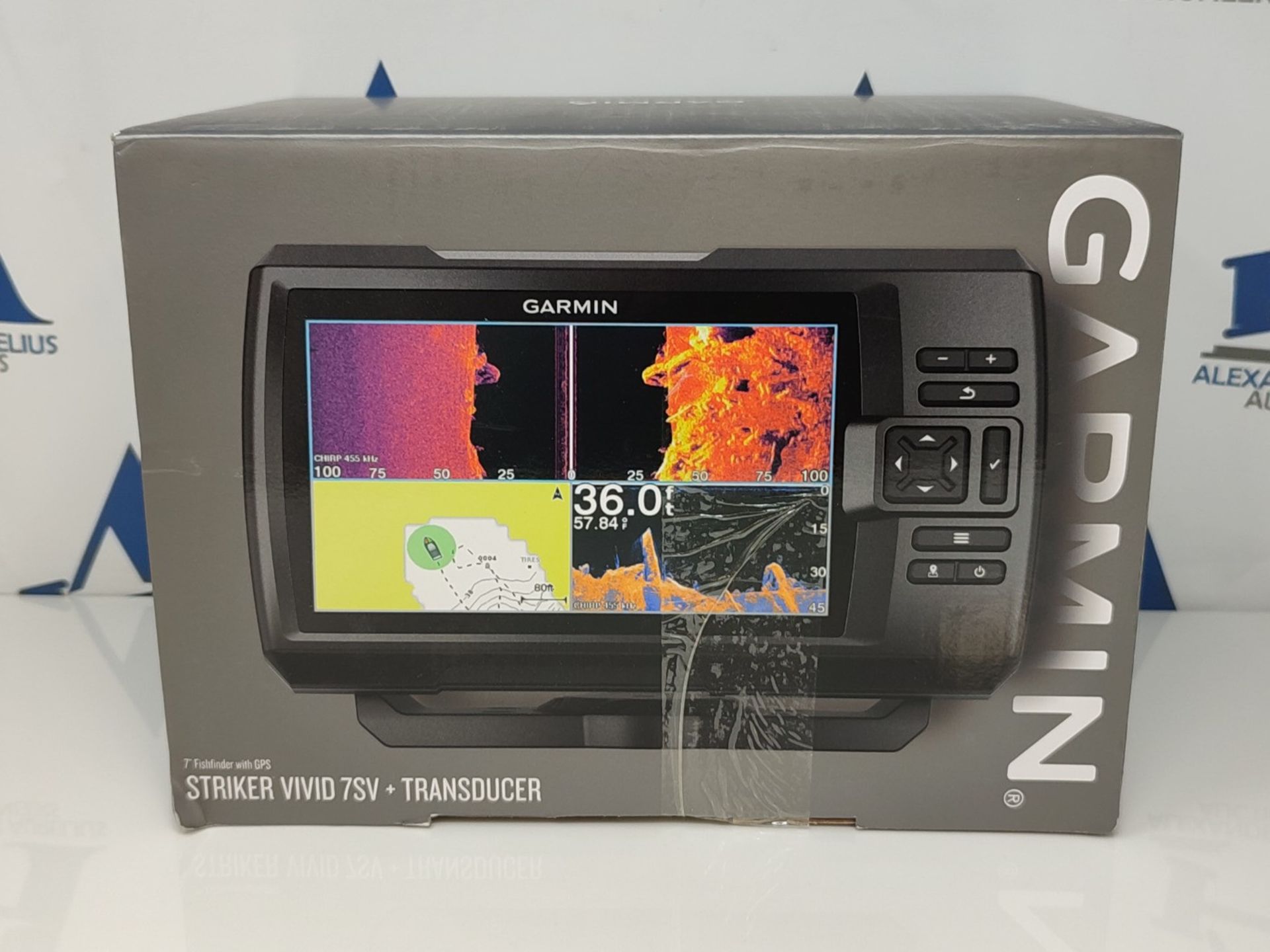 RRP £565.00 Garmin Striker Vivid 7sv, Easy-to-Use 7-inch Color Fishfinder and Sonar Transducer, Vi - Image 2 of 3