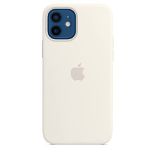 [CRACKED] Apple Silicone Case with MagSafe (for iPhone 12 | 12 Pro) - White