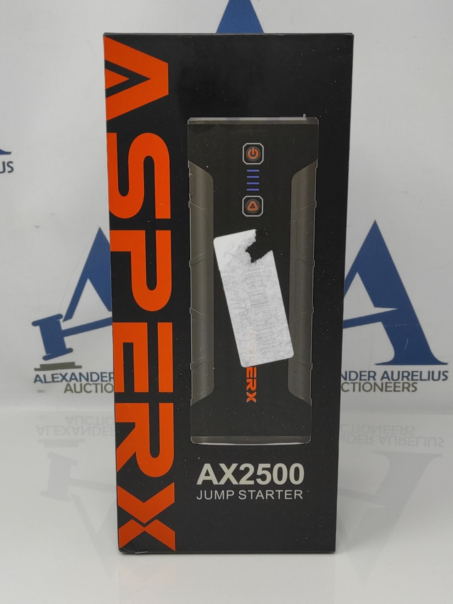 RRP £51.00 ASPERX 2500A Jump Starter Power Pack(Up to 10L Gas/7.3L Diesel), 21000mAh Car Jump Sta