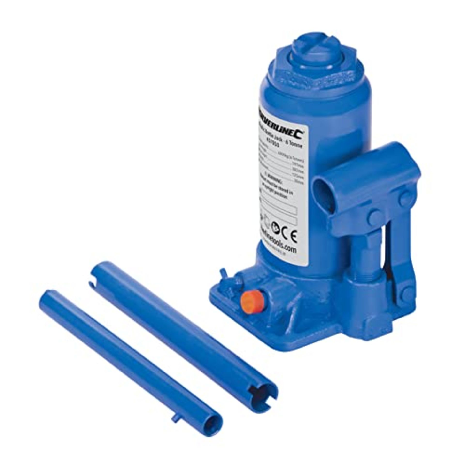 Silverline Hydraulic Bottle Jack 6 Tonne (457050)