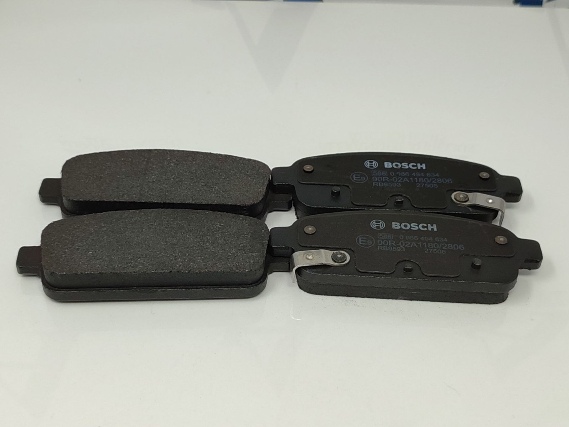 Bosch BP1357 Brake Pads - Rear Axle - ECE-R90 Certified - 1 Set of 4 Pads - Image 2 of 3