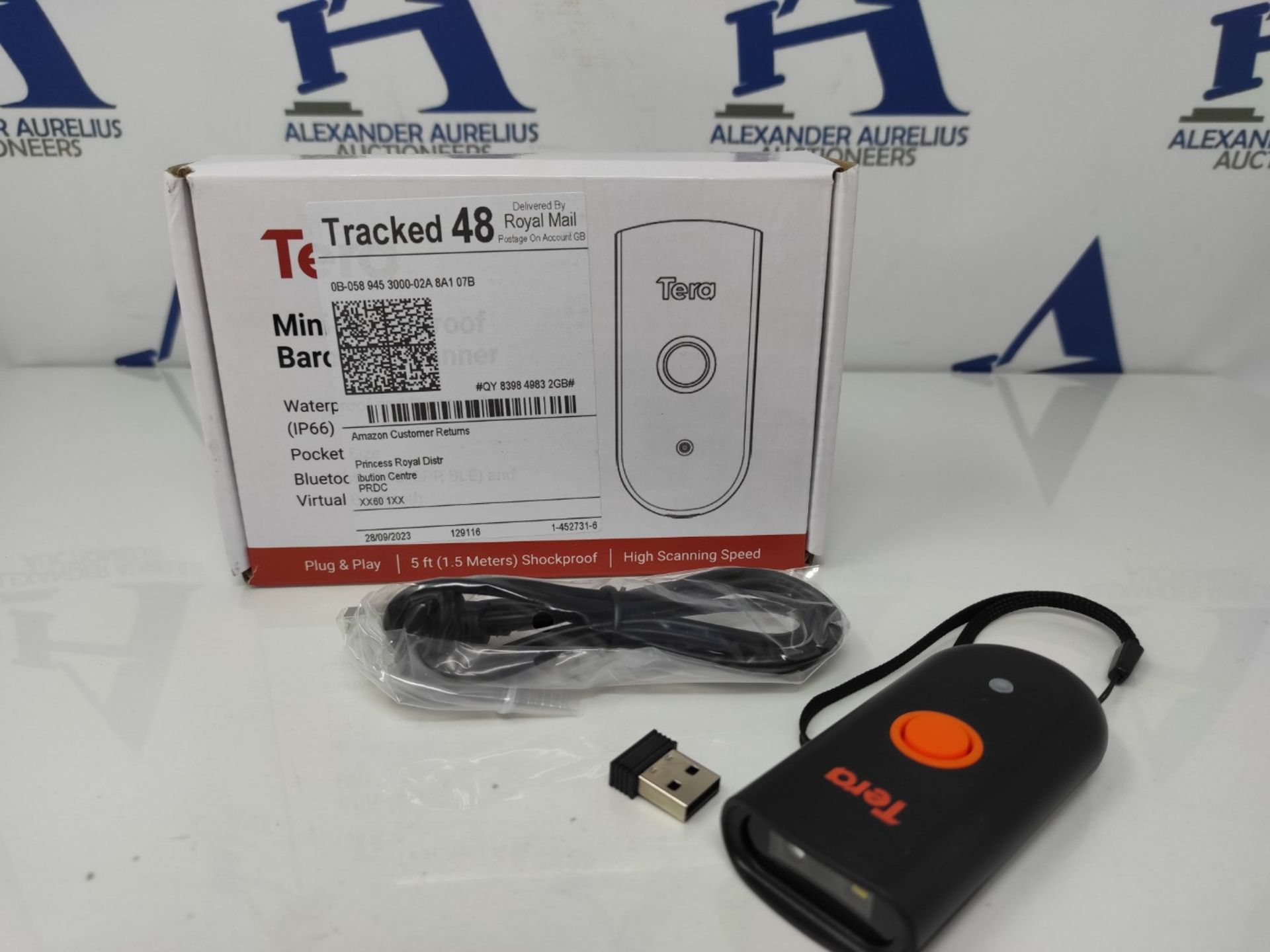 Tera Mini 1D 2D QR Bluetooth Barcode Scanner Wireless Portable 1D USB Wired Bar Code R - Bild 2 aus 3