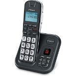 Emporia GD61AB, Cordless Telephone, DECT Portable, Illuminated Display, Answering Mach