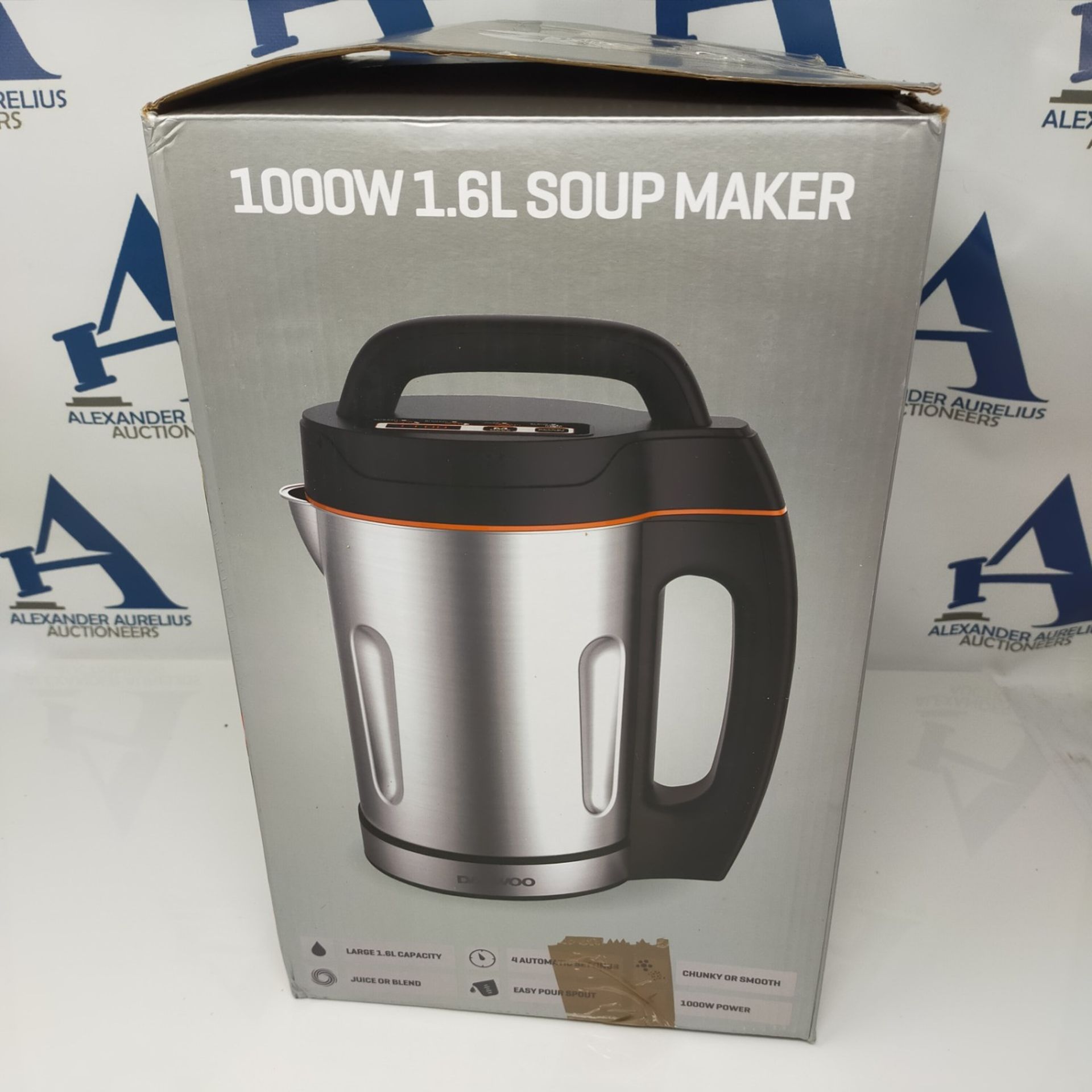 Daewoo SDA1714 Soup Maker | Usage-1000W | 1.6L Capacity | Ideal for Smooth & Chunky So - Image 2 of 3