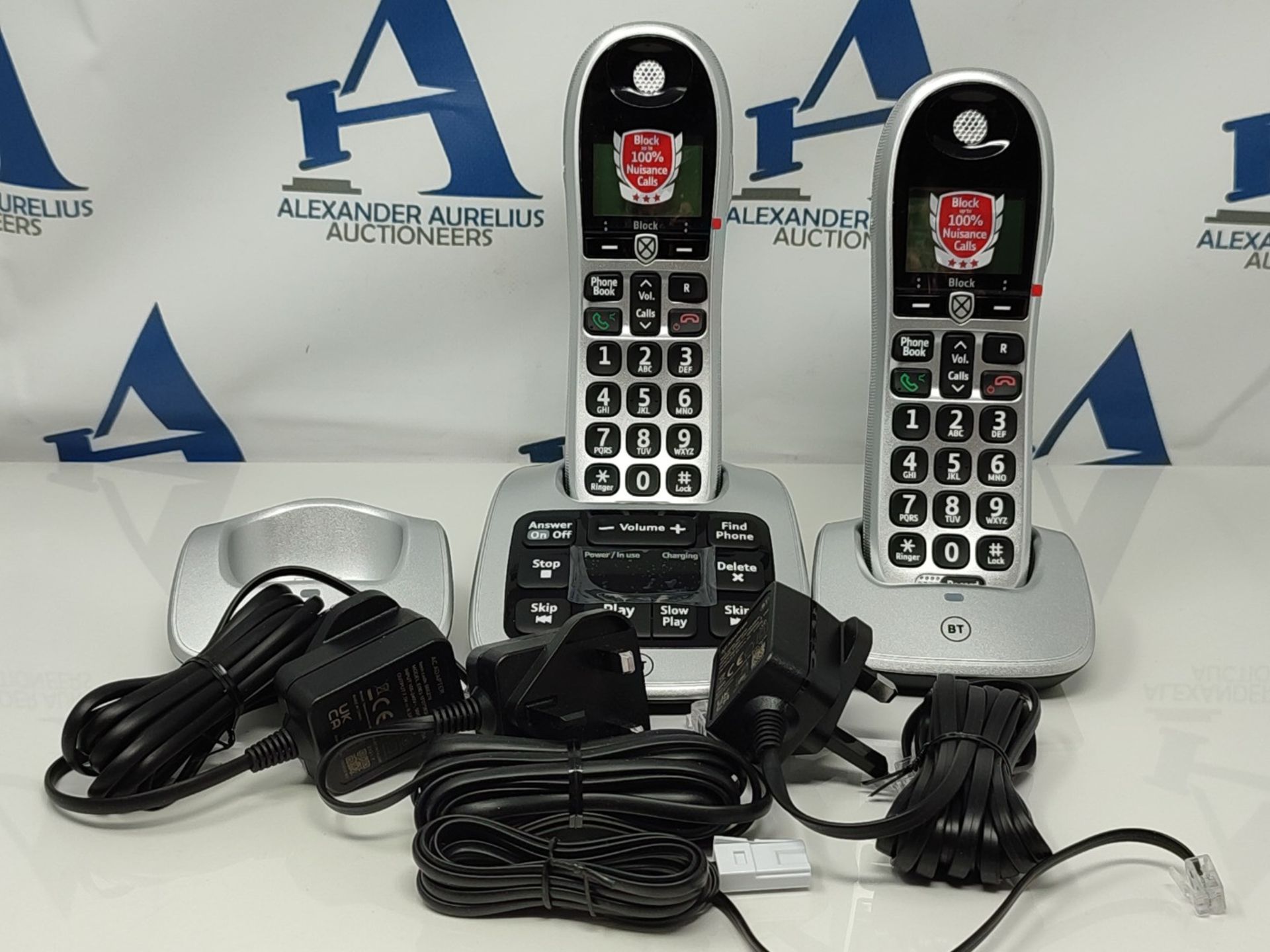 RRP £90.00 BT 4600 Cordless Landline House Phone with Big Buttons, Advanced Nuisance Call Blocker - Image 2 of 3