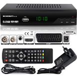 Echosat 2910 DVBT2 receiver full HD 1080P 4K for TV (HEVC/H.265 HDMI SCART, USB 2.0, D