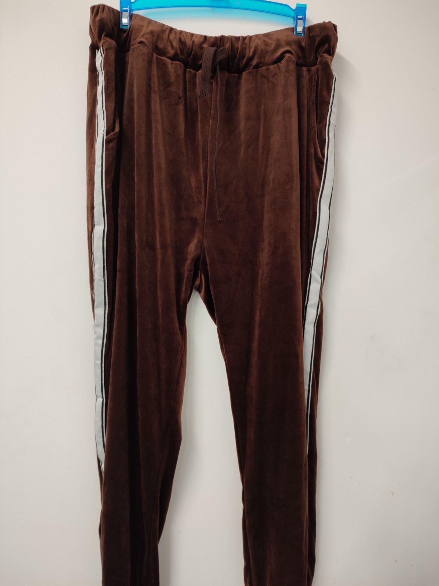Gyabnw Women's jogging suit, leisure suit, casual tracksuit, velour sports suit, strip - Image 2 of 2