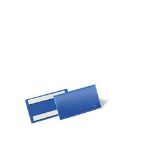 RRP £69.00 Durable 176207 150 x 67 mm Adhesive Document Pouch - Dark Blue (Pack of 50)