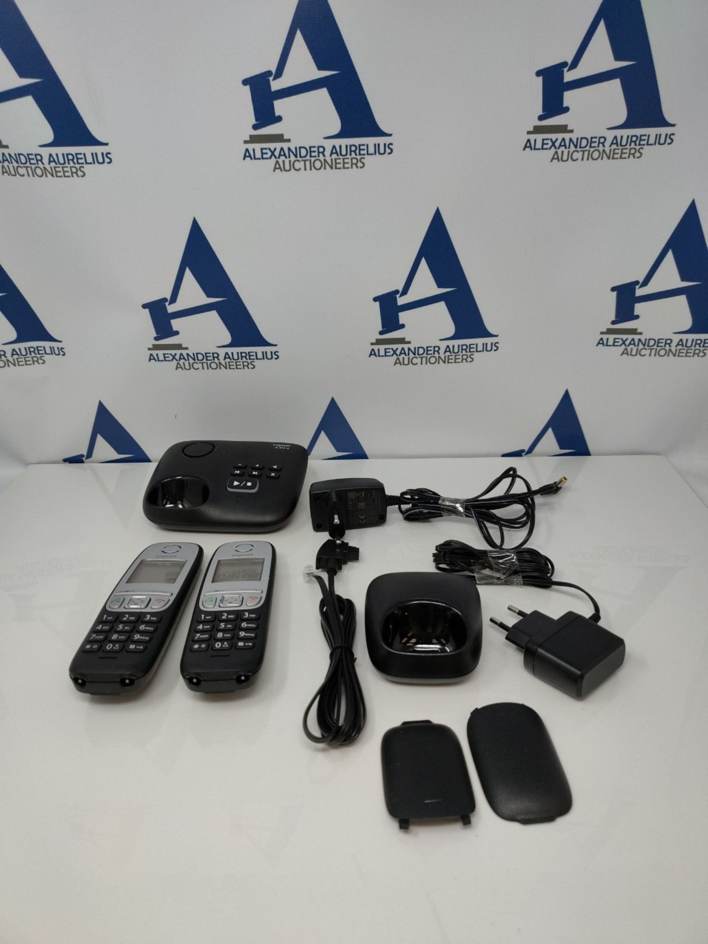 RRP £53.00 Gigaset A415A Duo Cordless Phone - Black [German Version] - Image 3 of 3