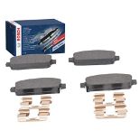 Bosch BP1357 Brake Pads - Rear Axle - ECE-R90 Certified - 1 Set of 4 Pads