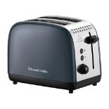 Russell Hobbs 26552 Stainless Steel 2 Slice Toaster, Grey