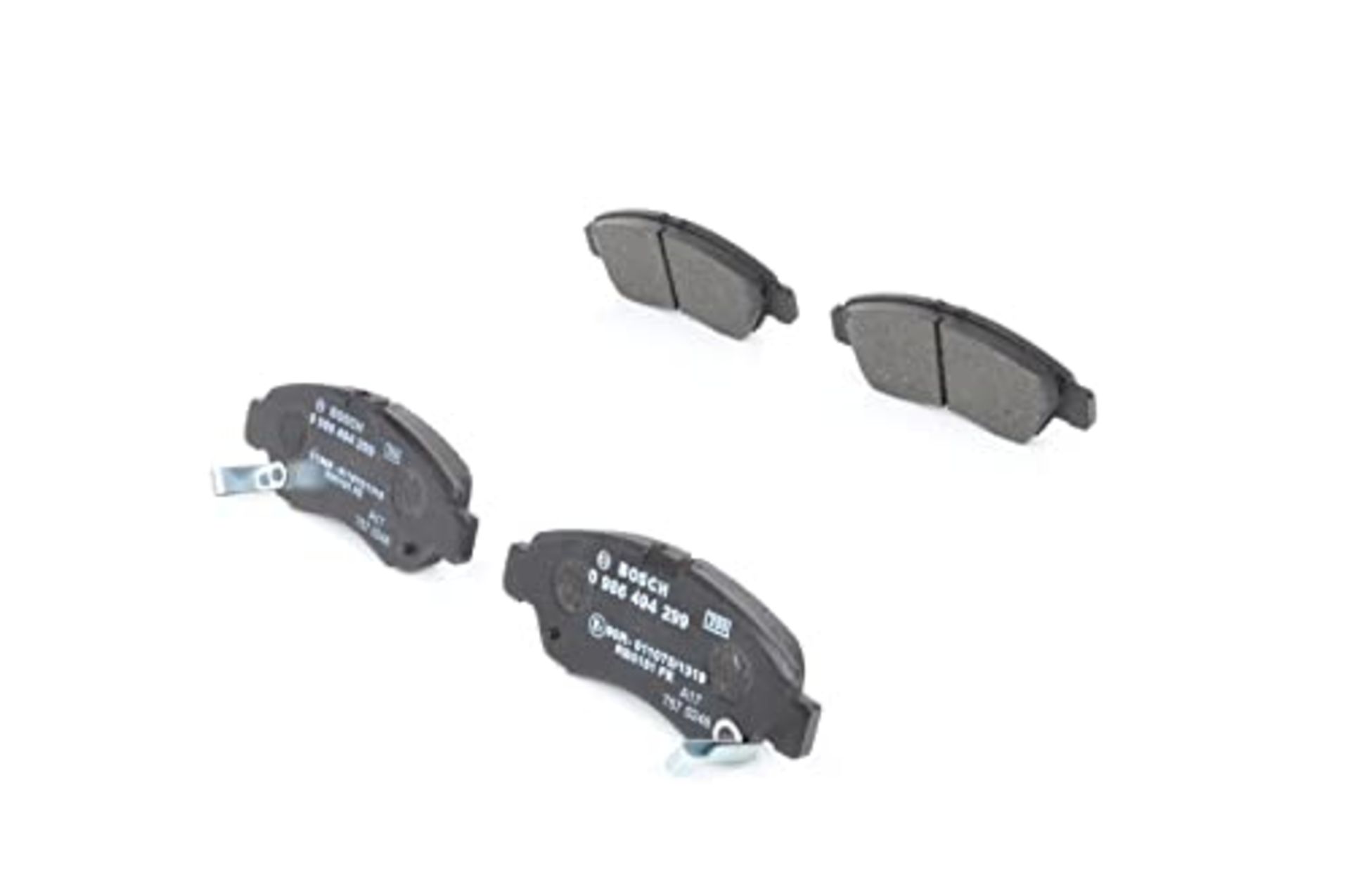 Bosch BP1234 Brake Pads - Front Axle - ECE-R90 Certified - 1 Set of 4 Pads