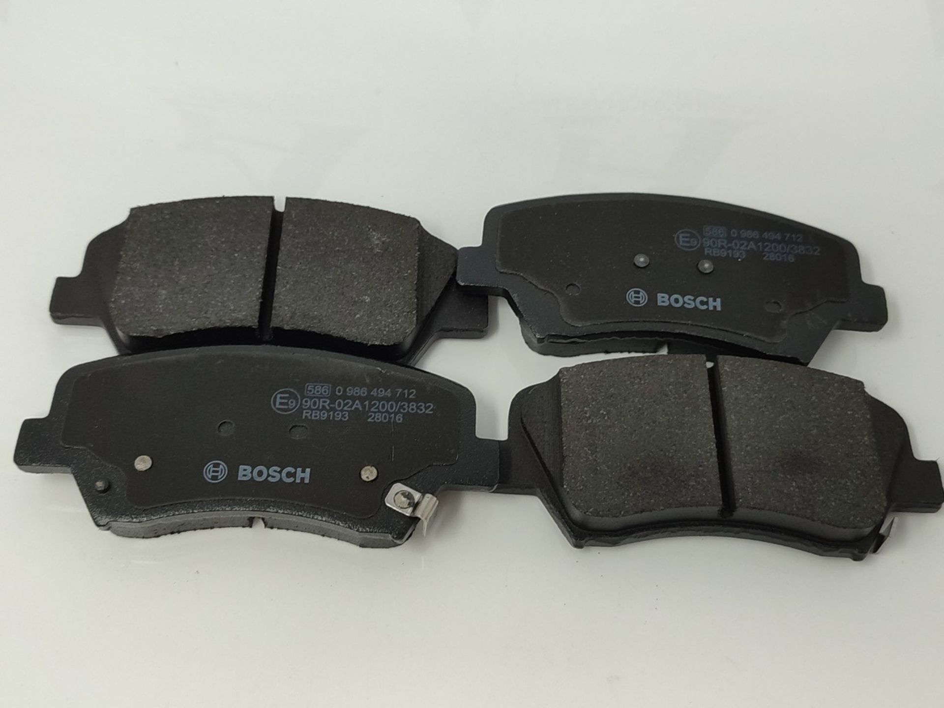 Bosch BP1707 Brake Pads - Front Axle - ECE-R90 Certified - 1 Set of 4 Pads - Bild 2 aus 2