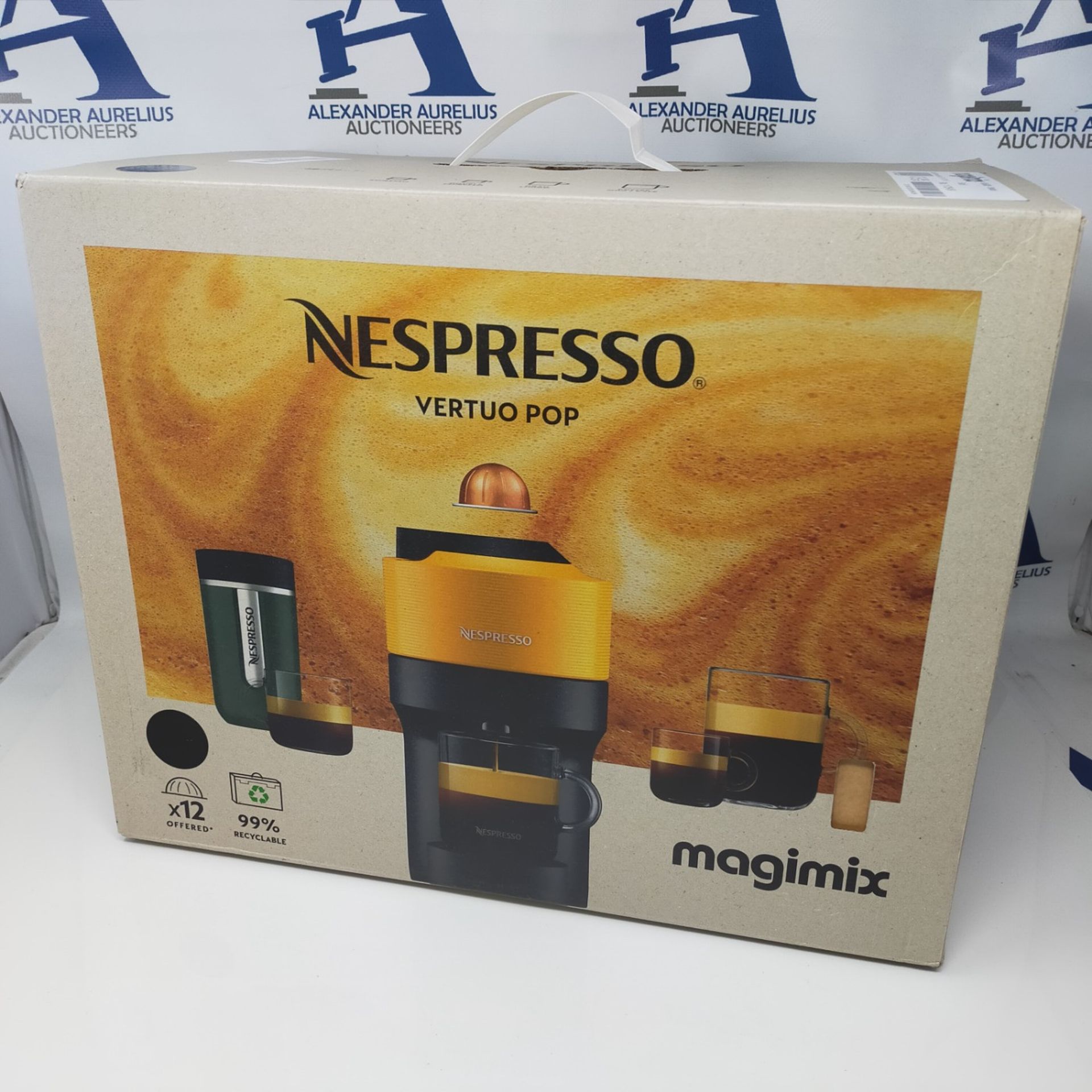 RRP £82.00 Nespresso Vertuo Pop Automatic Pod Coffee Machine for Americano, Decaf, Espresso by Ma - Image 2 of 3