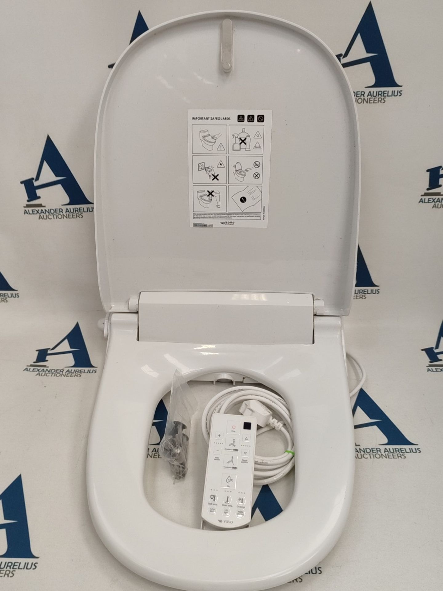 RRP £238.00 VOVO VB-6100SR Electronic Smart Bidet Toilet Seat with Dryer, Heated Toilet Seat, Self