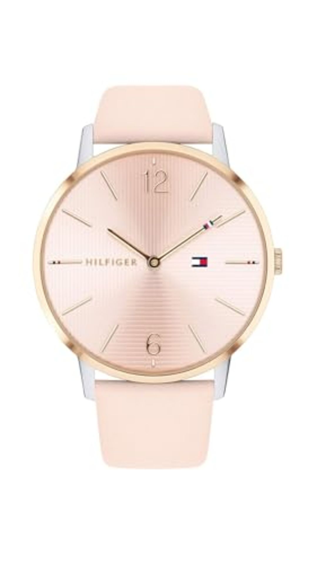 RRP £119.00 Tommy Hilfiger Unisex Adult Analog Quartz Watch with Leather Strap 1781973