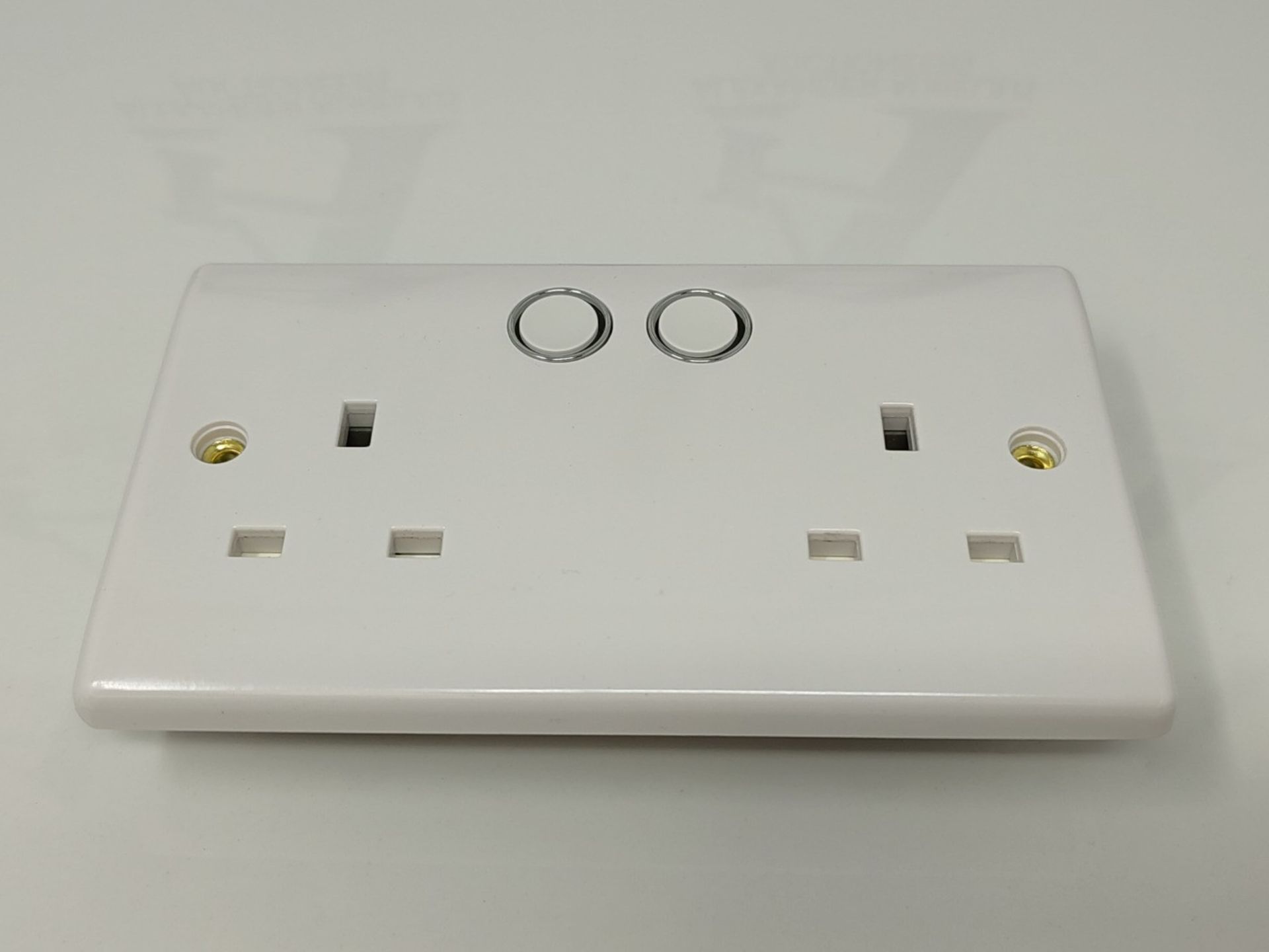 BG Electrical 822/HC-01 Smart Power Socket, Alexa Compatible Double 13 Amp, White Moul - Bild 3 aus 3