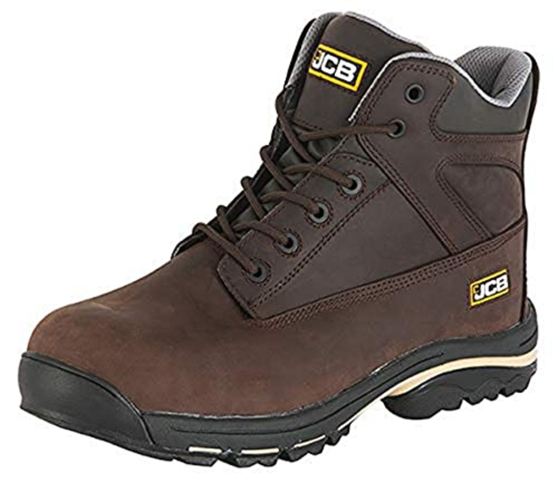 RRP £53.00 JCB - Men's Safety Boots - Workmax Chukka Work Boots - Nubuck - Durable and Protective