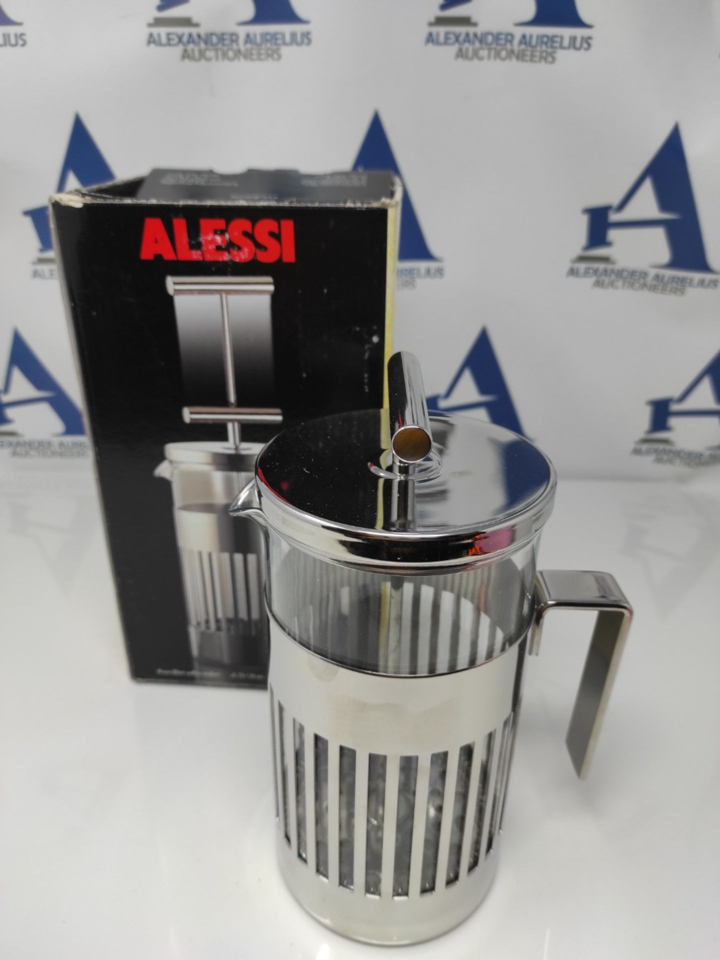RRP £170.00 Alessi 9094/8 - Press Filter Coffee Maker or Infuser in 18/10 Stainless Steel Mirror P - Bild 2 aus 2
