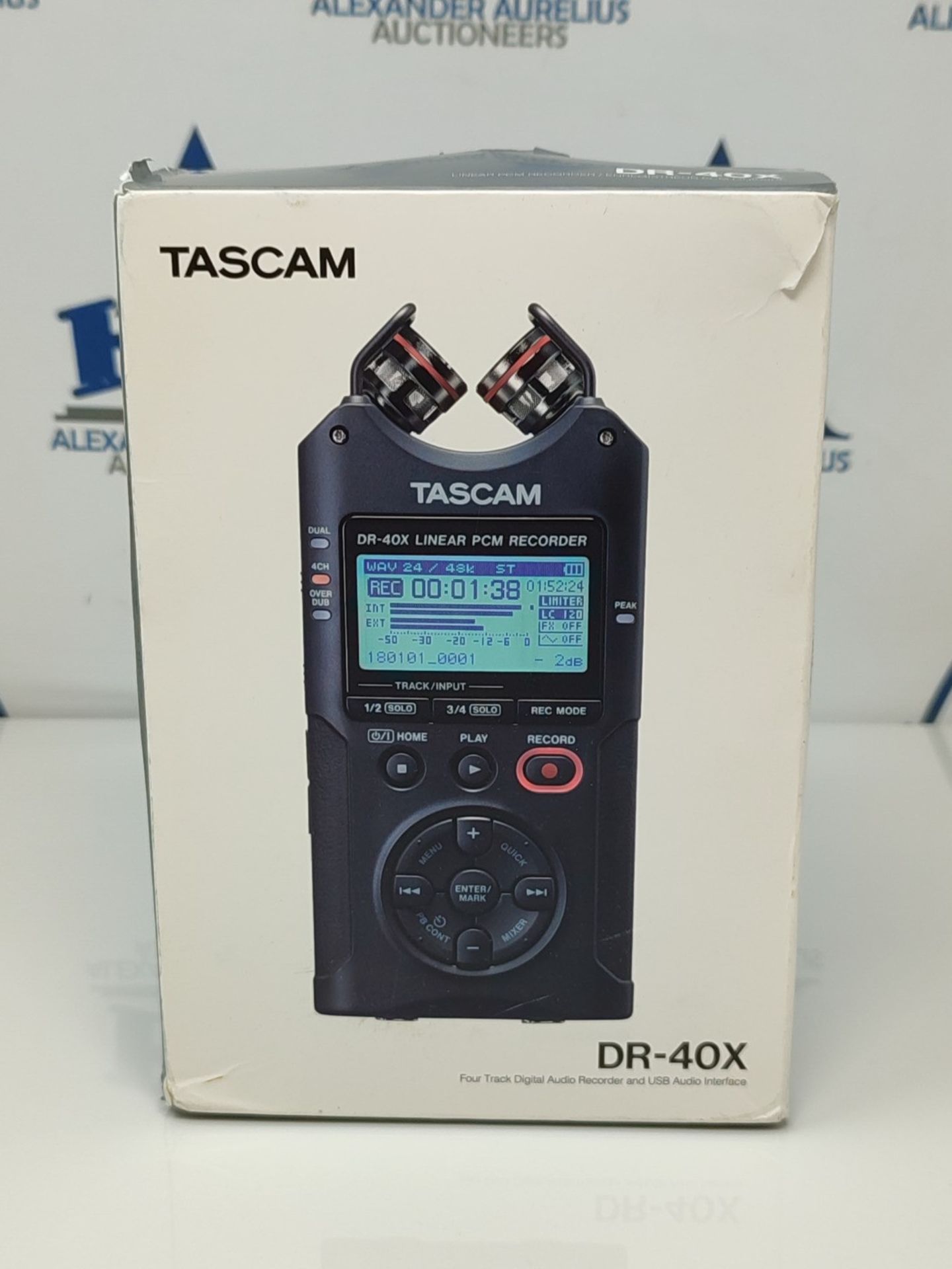 RRP £99.00 Tascam DR-40X 4-Slot Handheld Recorder with USB Interface - Image 2 of 3
