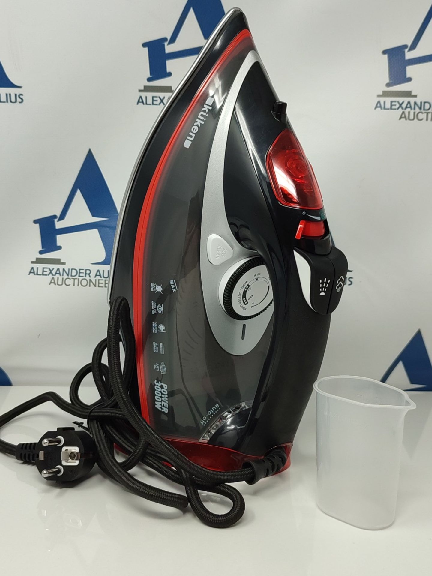 Alpha Dysser Steam Iron 3000W INOX Kuken Sole