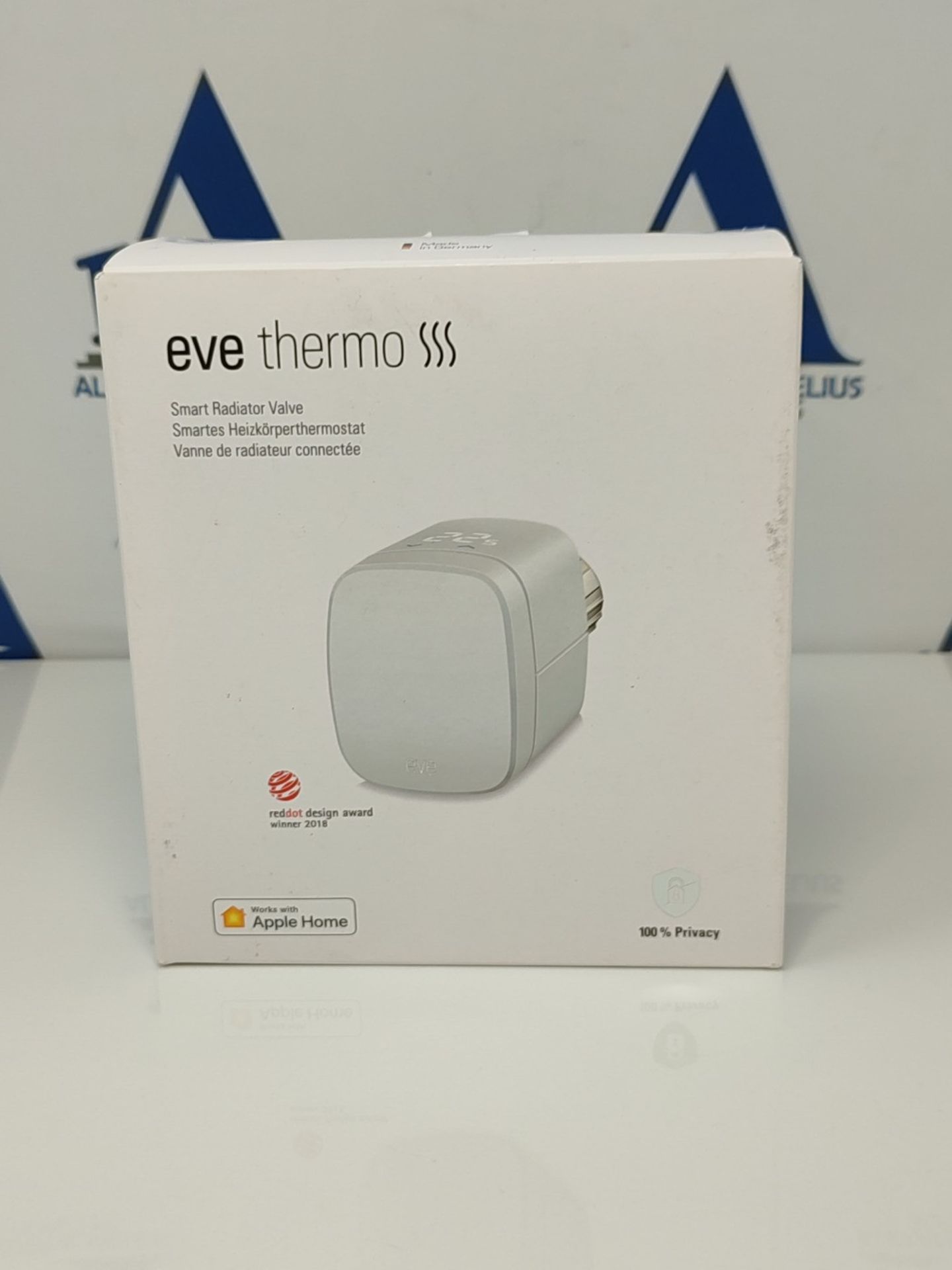 RRP £69.00 Eve Thermo - Smart radiator valve with LED display, automatic temperature control, no - Image 2 of 3