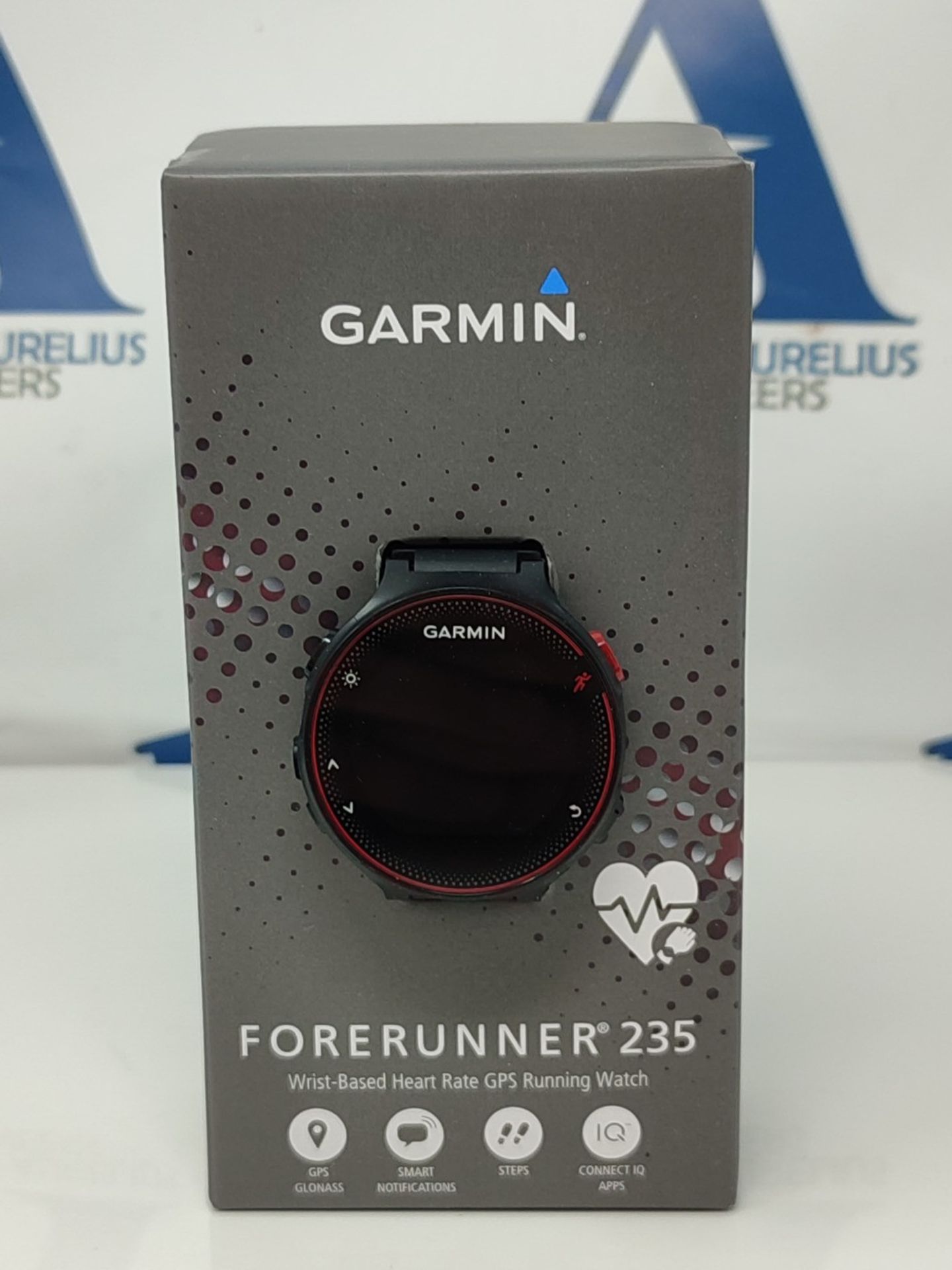 RRP £120.00 Garmin Forerunner 235 GPS Running Watch with Elevate Wrist Heart Rate and Smart Notifi - Image 2 of 3