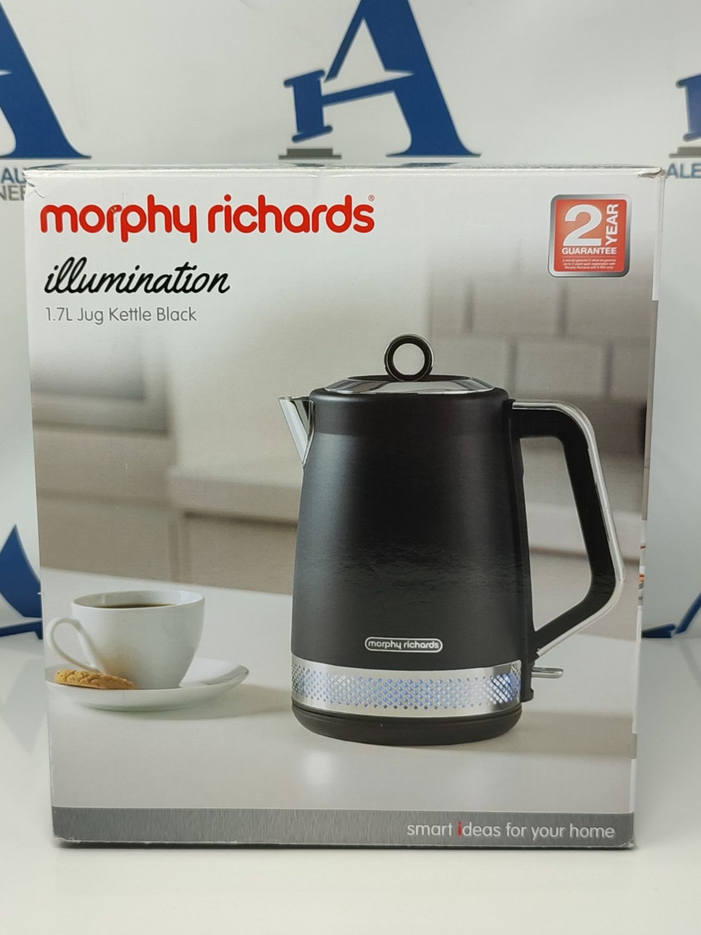 Morphy Richards 108020 Illumination Jug Kettle, 1.7 liters, Black - Bild 2 aus 3