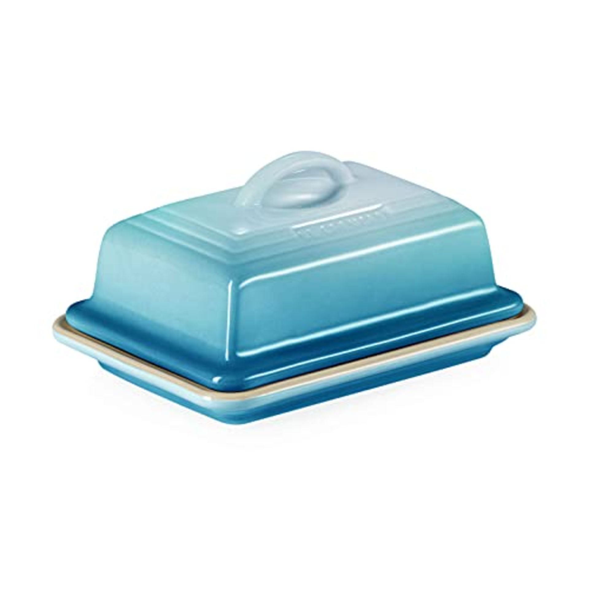 Le Creuset Stoneware Butter Dish, 900 g, 17 x 12.5 x 9 cm, Teal