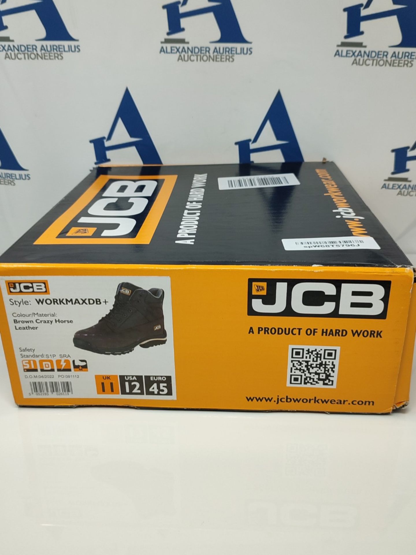 RRP £53.00 JCB - Men's Safety Boots - Workmax Chukka Work Boots - Nubuck - Durable and Protective - Bild 2 aus 3