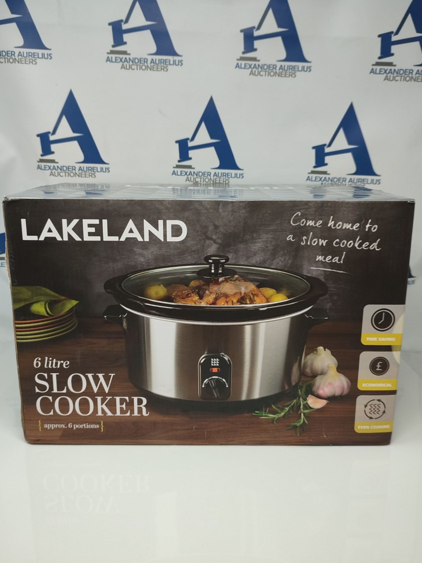 RRP £59.00 Lakeland Large Family Sized Electric Slow Cooker with Glass Lid, 6L - Image 2 of 3