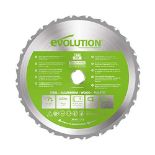 Evolution Power Tools F255TCT-24T (Fury) Multi-Material Blade For Mitre Saws and Table